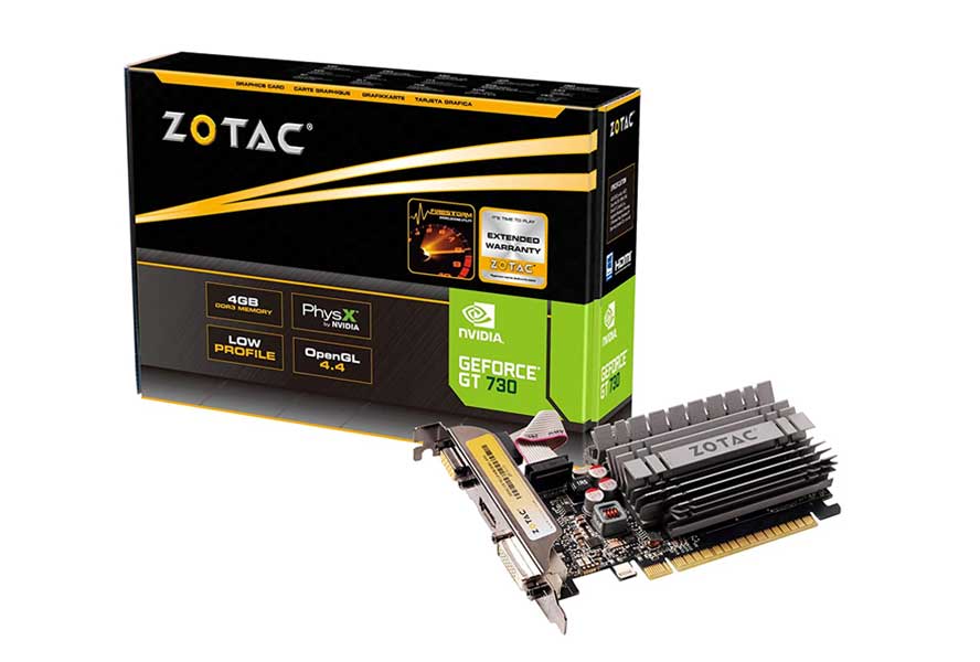 ZOTAC GeForce GT 730 4GB DDR3 ZONE Edition