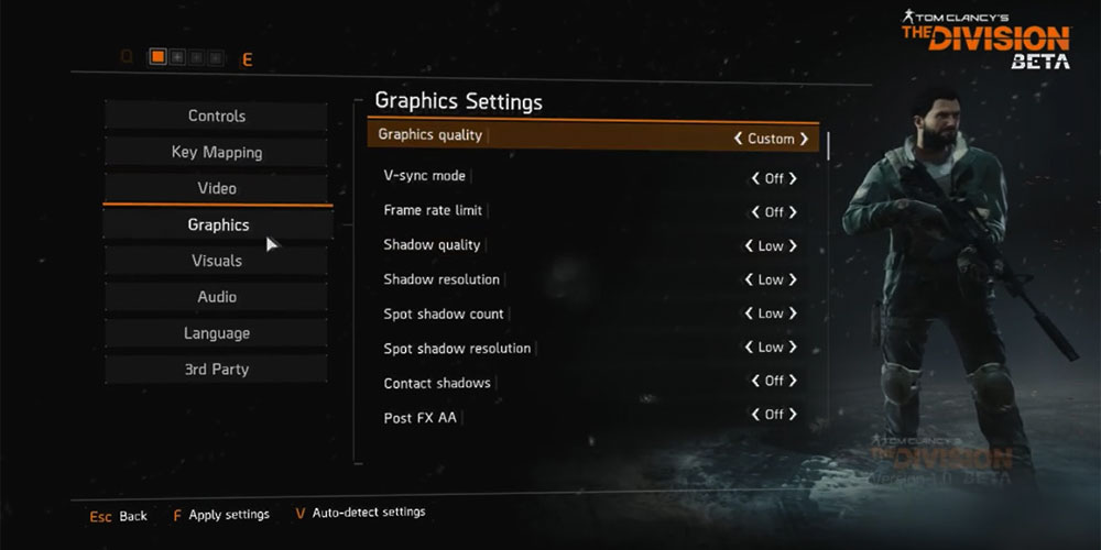Lower the Graphics Setting