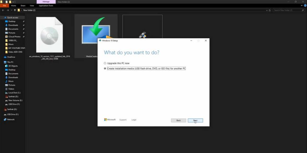 Make A Windows 10 Bootable USB Drive