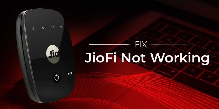 Solve: JioFi Not Working