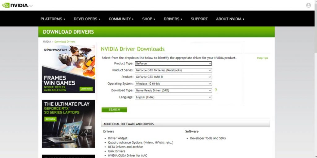 Reinstalling Nvidia Virtual Audio Device