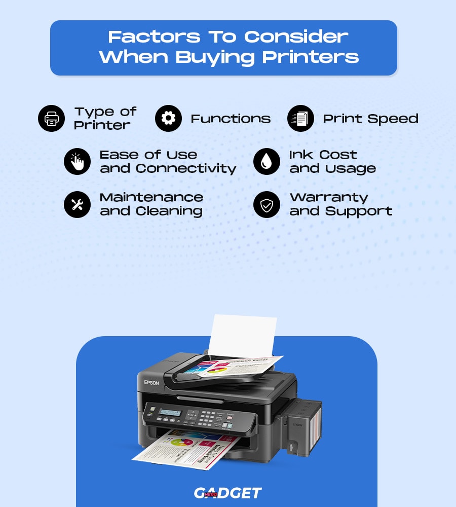 Factors To Consider When Buying Printers