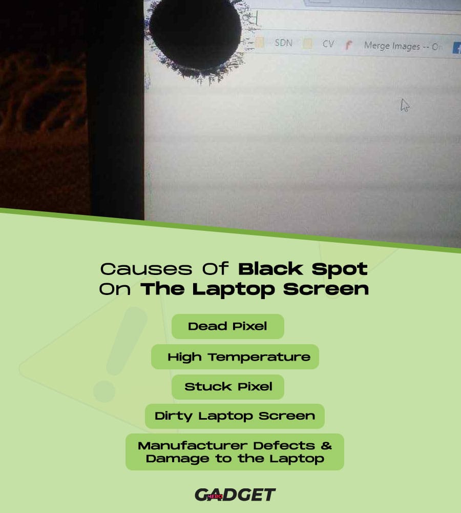 Causes Of Black Spot On The Laptop Screen